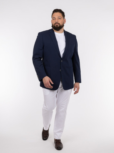 Veste Seersucker Marine Capel Grande Taille