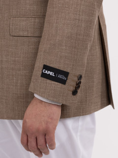 Veste Beige Collection PrivÃ©e Capel Grande Taille beige homme grande taille - Capelstore