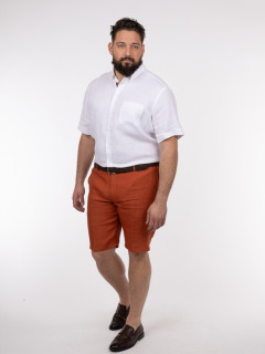 Bermuda En Lin Tomette Elast. Capel Grande Taille  homme grande taille - Capelstore