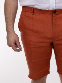 Bermuda En Lin Tomette Elast. Capel Grande Taille  homme grande taille - Capelstore