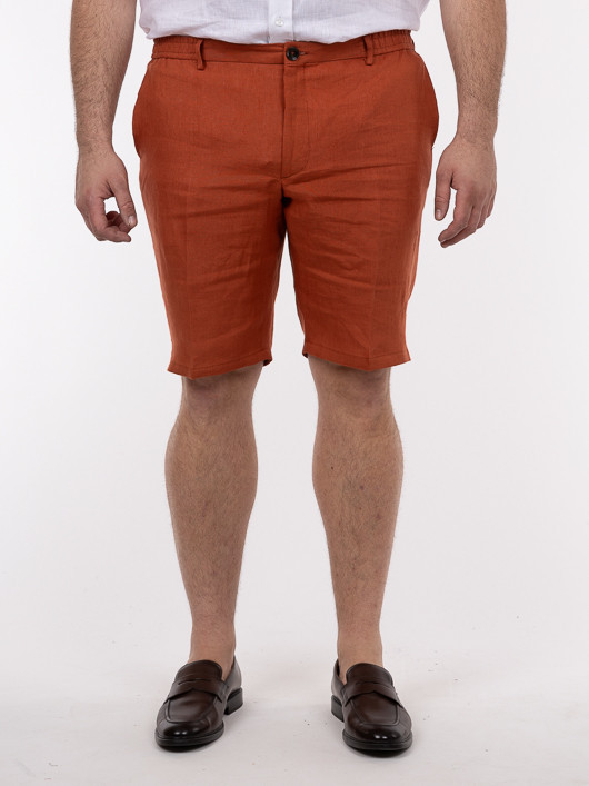 Bermuda En Lin Tomette Elast. Capel Grande Taille  homme grande taille - Capelstore
