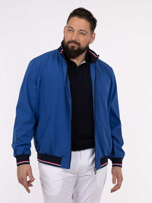 Blouson Bomber Bleu Paul&shark Grande Taille bleu homme grande taille - Capelstore