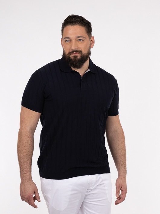 Polo Marine Fresco Paul& Shark Grande Taille marine homme grande taille - Capelstore