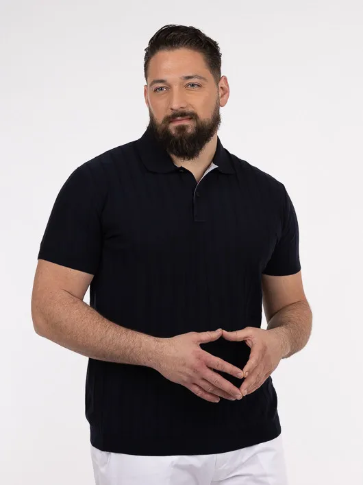 Polo Marine Fresco Paul& Shark Grande Taille marine homme grande taille - Capelstore