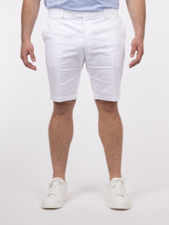 Bermuda Gaspard Blanc Capel Grande Taille  homme grande taille - Capelstore