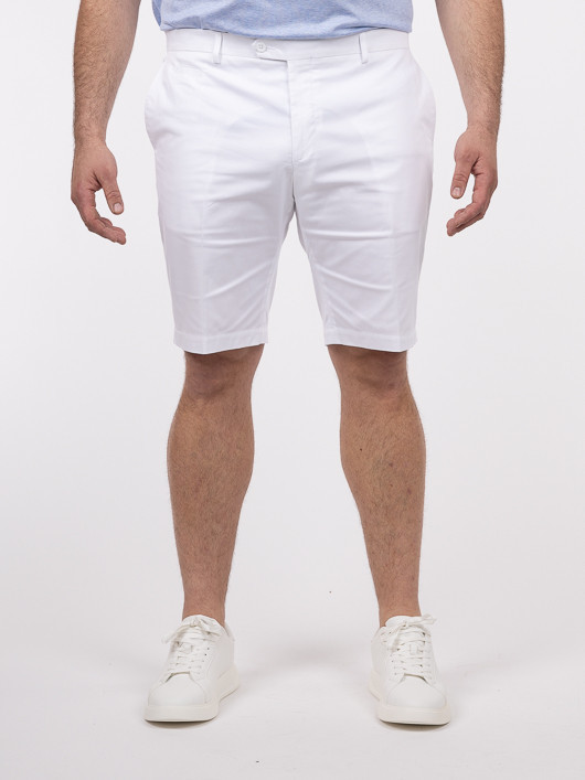 Bermuda Gaspard Blanc Capel Grande Taille  homme grande taille - Capelstore