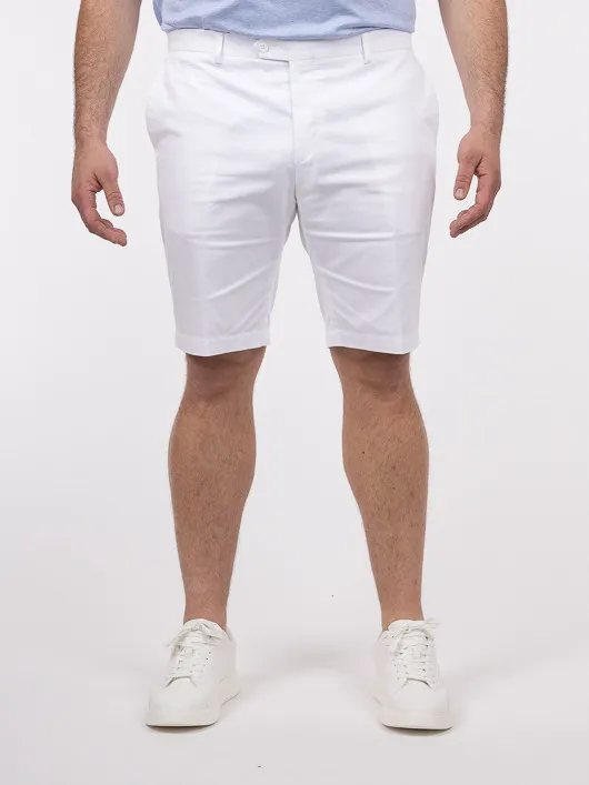 Bermuda Gaspard Blanc Capel Grande Taille  homme grande taille - Capelstore
