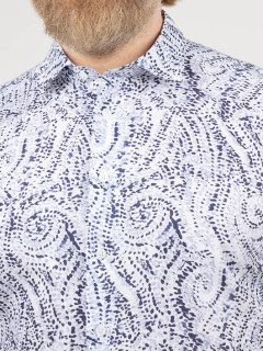 Chemisette Tom Fantaisie Capel Grande Taille blanc homme grande taille - Capelstore
