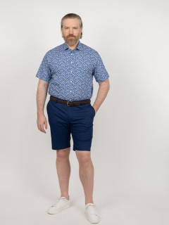 Chemisette Tom Fleurs Capel Grande Taille marine homme grande taille - Capelstore
