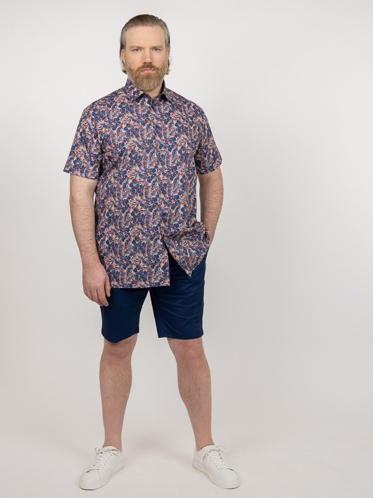 Bermuda Gaspard Bleu Capel Grande Taille bleu homme grande taille - Capelstore