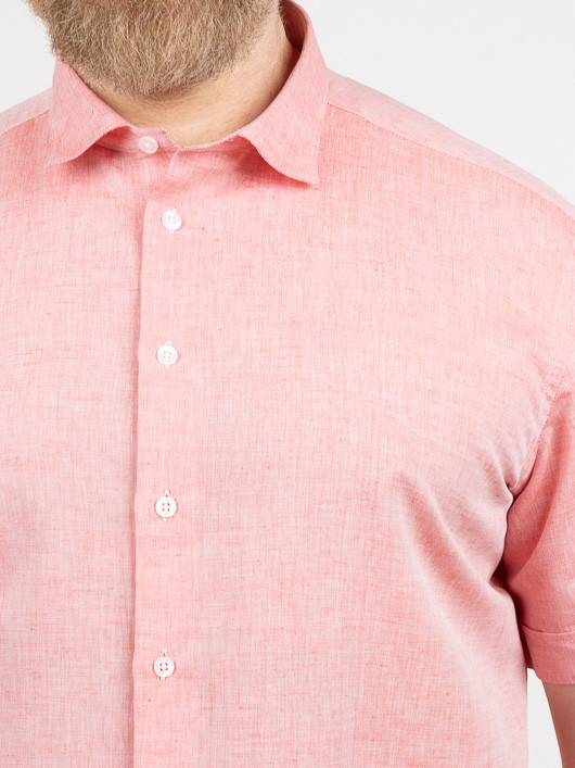 Chemisette Gatsby/leo Orange Capel Grande Taille rouge orange homme grande taille - Capelstore