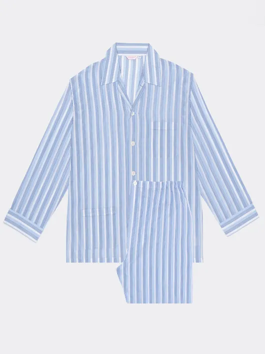 Pyjama Raye Derek Rose Grande Taille bleu homme grande taille - Capelstore