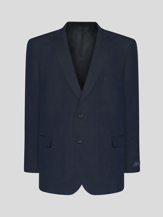 Veste En Lin Marine Capel Grande Taille marine homme grande taille - Capelstore