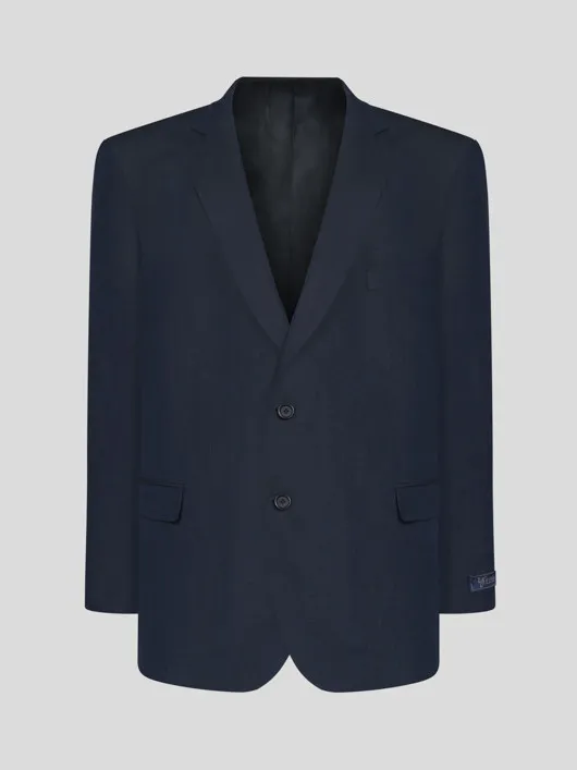 Veste En Lin Marine Capel Grande Taille marine homme grande taille - Capelstore