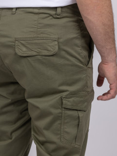 Chino Cargo Matt Kaki Capel Grande Taille kaki homme grande taille - Capelstore