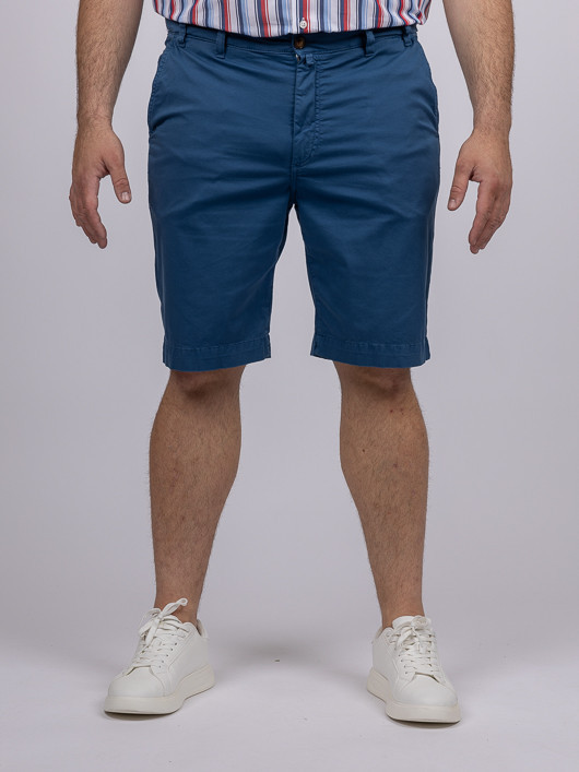 Bermuda Matt Bleu Capel Grande Taille bleu homme grande taille - Capelstore