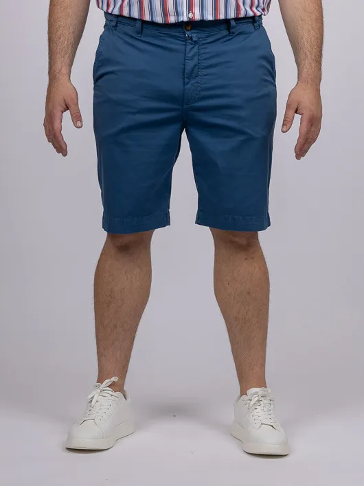 Bermuda Matt Bleu Capel Grande Taille bleu homme grande taille - Capelstore