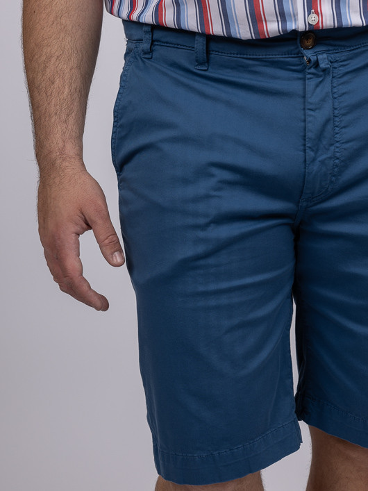 Bermuda Matt Bleu Capel Grande Taille bleu homme grande taille - Capelstore