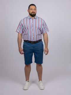 Bermuda Matt Bleu Capel Grande Taille bleu homme grande taille - Capelstore