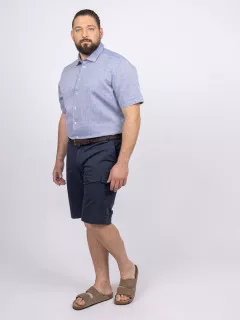 Bermuda Cargo Matt Marine Capel Grande Taille  homme grande taille - Capelstore