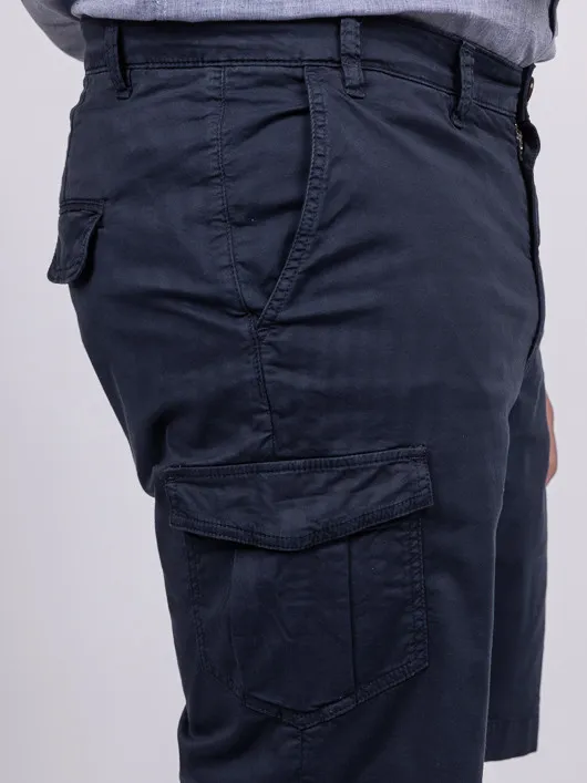 Bermuda Cargo Matt Marine Capel Grande Taille  homme grande taille - Capelstore