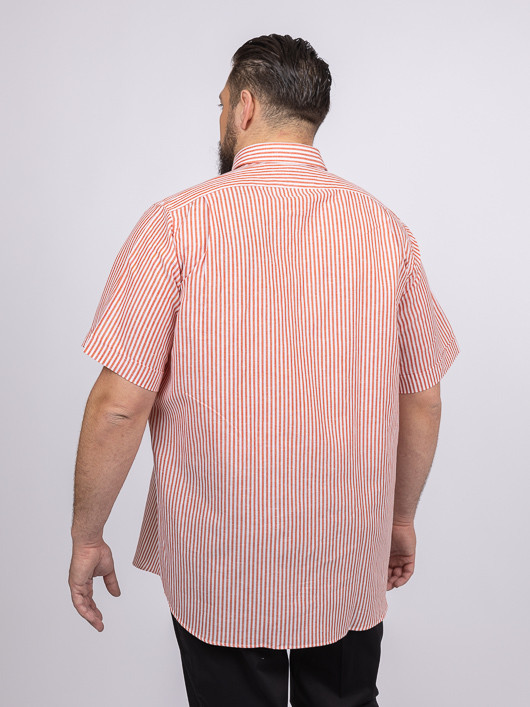 Chemisette Zack Rayee Capel Grande Taille homme grande taille - Capelstore