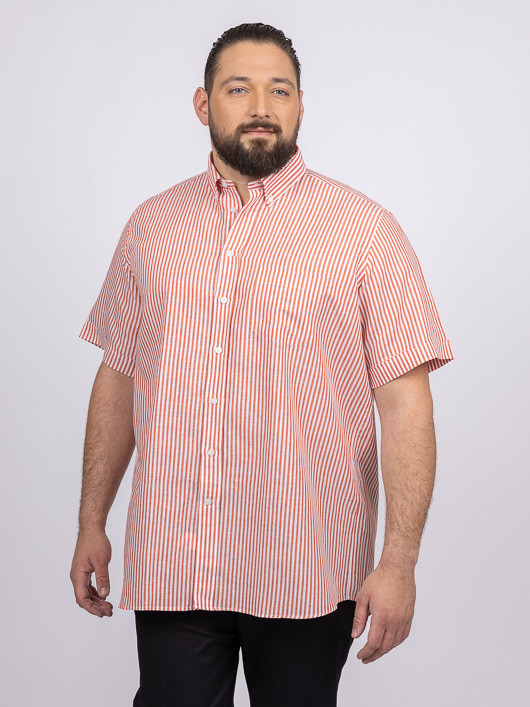 Chemisette Zack Rayee Capel Grande Taille  homme grande taille - Capelstore