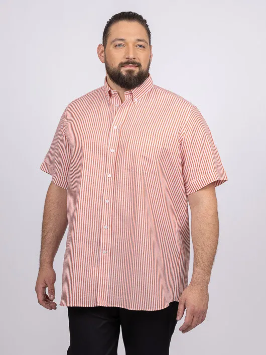Chemisette Zack Rayee Capel Grande Taille  homme grande taille - Capelstore