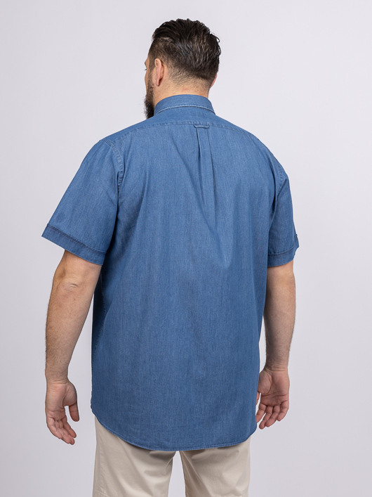 Chemisette Zack Indigo Capel Grande Taille homme grande taille - Capelstore
