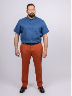 Chemise Mc Unie Lin Capel Grande Taille  homme grande taille - Capelstore
