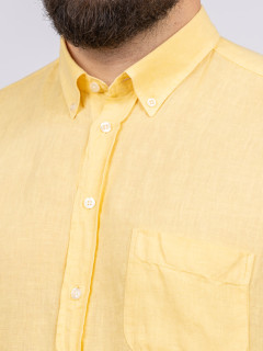 Chemise Ralph Lin Jaune Capel Grande Taille  homme grande taille - Capelstore