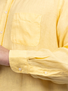 Chemise Ralph Lin Jaune Capel Grande Taille  homme grande taille - Capelstore