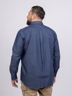 Chemise Ralph Indigo Capel Grande Taille  homme grande taille - Capelstore