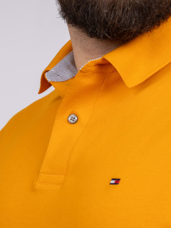 Polo Orange Tommy Hilfiger Grande Taille cannelle homme grande taille - Capelstore