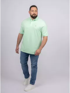 Polo Vert Menthe Tommy Hilfiger Grande Taille vert  menthe homme grande taille - Capelstore