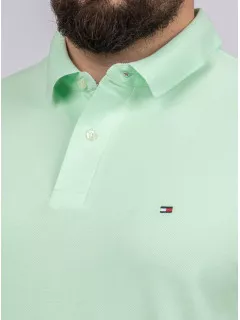 Polo Vert Menthe Tommy Hilfiger Grande Taille vert  menthe homme grande taille - Capelstore