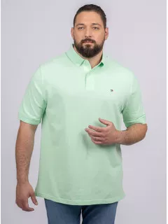 Polo Vert Menthe Tommy Hilfiger Grande Taille vert  menthe homme grande taille - Capelstore