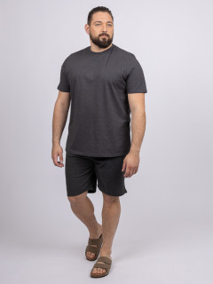 Tee-shirt Louis Anthracite Capel Grande Taille  homme grande taille - Capelstore