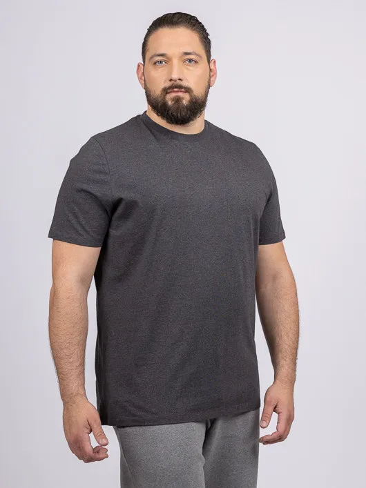 Tee-shirt Louis Anthracite Capel Grande Taille  homme grande taille - Capelstore