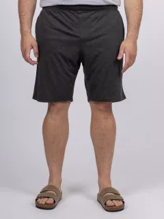 Bermuda Jersey de coton gris léger homme grande taille | Capel