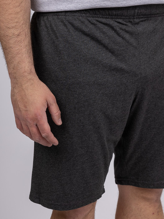 Bermuda Jersey de coton gris léger homme grande taille | Capel