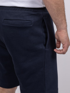 Short en molleton de coton marine homme grande taille | Capel
