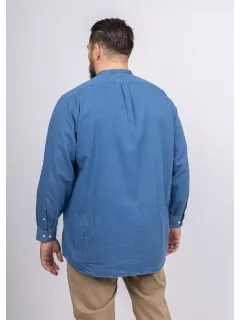 Chemise Col Mao Capel Grande Taille  homme grande taille - Capelstore