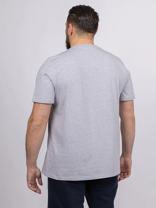 Tee-shirt Louis Gris Col Rond Capel Grande Taille  homme grande taille - Capelstore