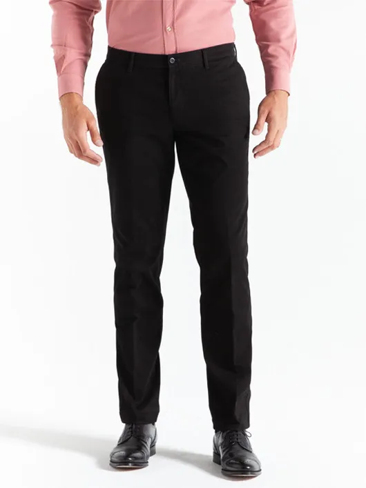 Pantalon Uni Noir Capel Grande Taille noir homme grande taille - Capelstore