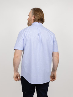 Chemisette Greg Petits Pois Capel Grande Taille bleu homme grande taille - Capelstore