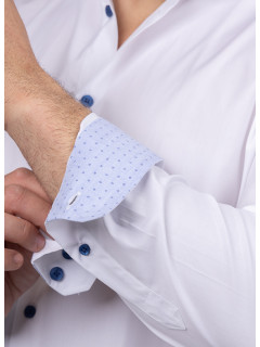 Chemise Max Col OpposÃ© Capel Grande Taille blanc homme grande taille - Capelstore