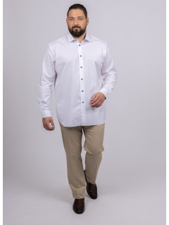 Chemise Max Col OpposÃ© Capel Grande Taille blanc homme grande taille - Capelstore