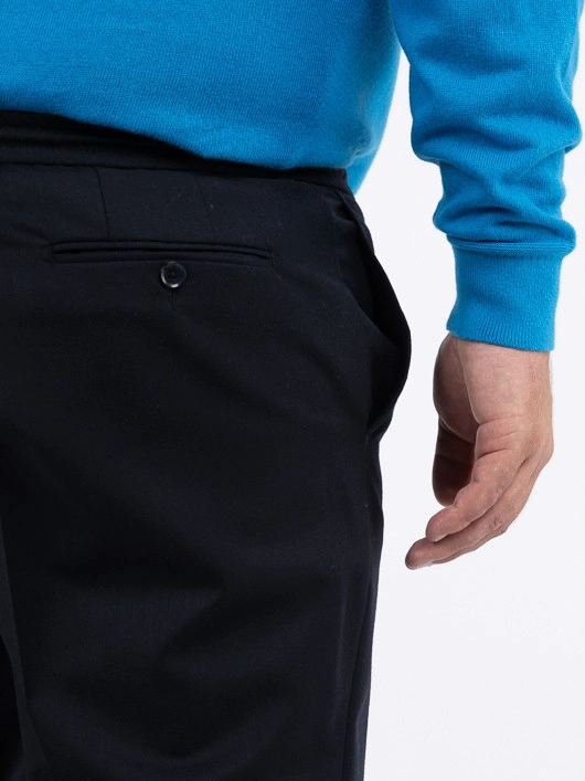 Pantalon Gary Marine Av.cordon Capel Grande Taille  homme grande taille - Capelstore