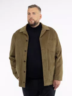Veste Worker Velours Beige Capel Grande Taille  homme grande taille - Capelstore